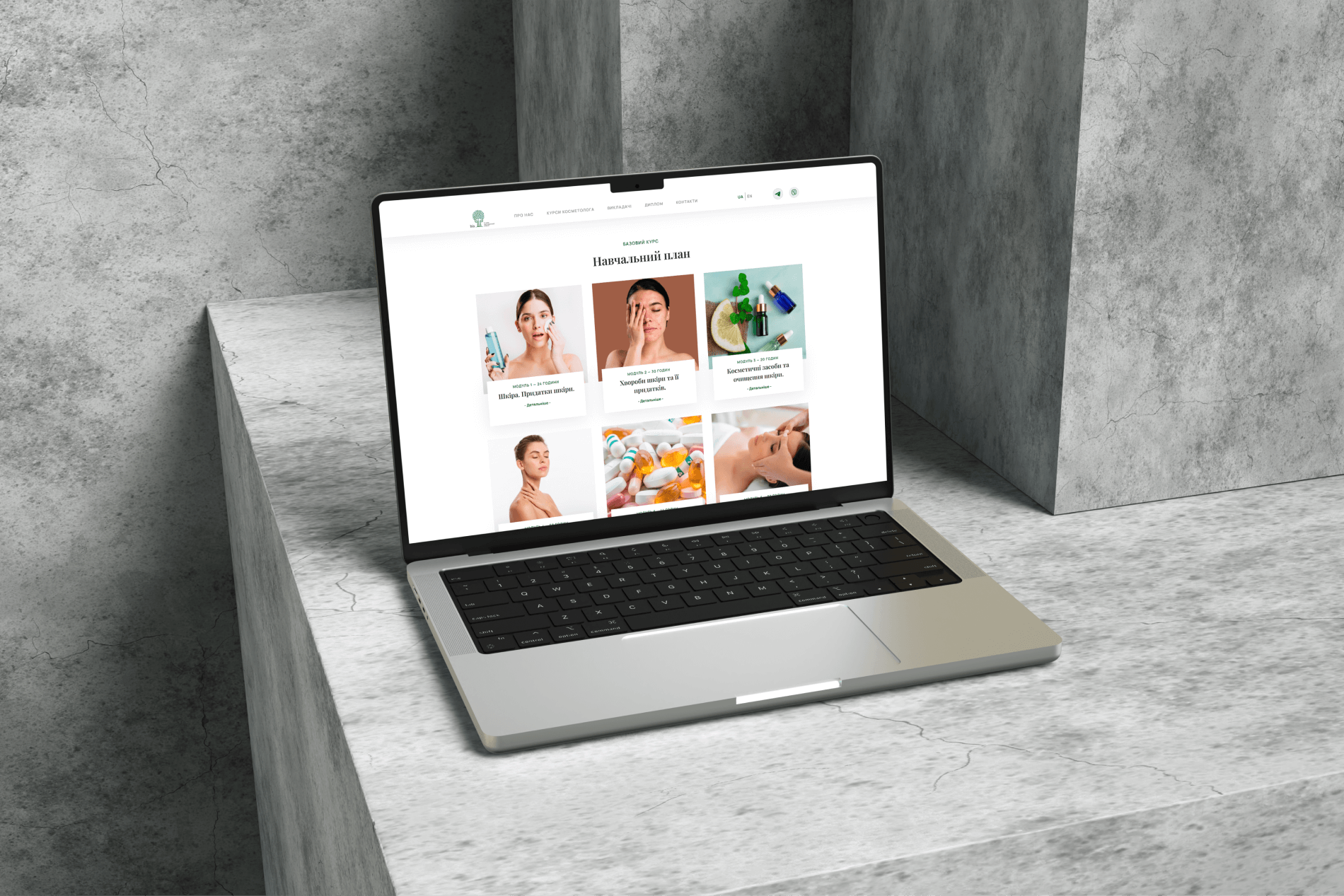 webCode.solutions case | Beauty International School